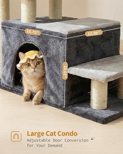 Aechonow 4-Tier Cat Stairs for High Bed - Image 6