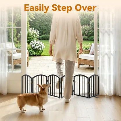 SNUOWU 16 Inch Full Metal Freestanding Short Dog Gate - Image 6