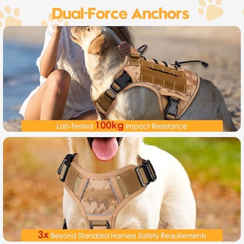 Heavy-Duty Tactical Dog Harness - Image 4