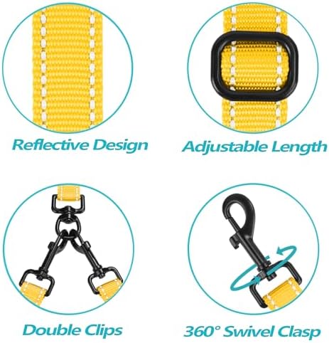 PetBonus Double Dog Leash, No Tangle Dual Leash, Walking Training Lead - Image 4