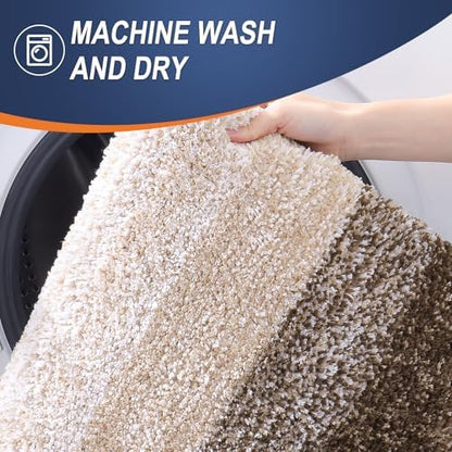 OLANLY Bathroom Runner Rug 44x24, Extra Soft Absorbent Microfiber Bath Rugs - Image 6