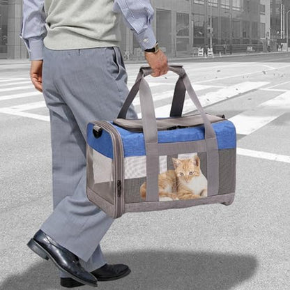 Soft Sided Pet Carrier for Cat, Airline Approved Cat Carriers Collapsible - Image 4