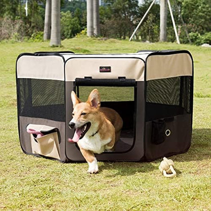 Aivituvin Dog Playpen, Foldable Pet Play Pens - Image 2