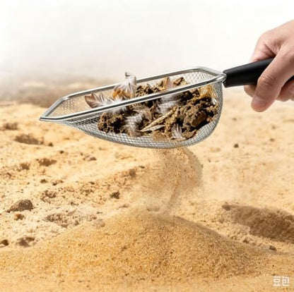 Chicken Poop Scooper, 2 Pack Metal Mesh Shovel - Image 2