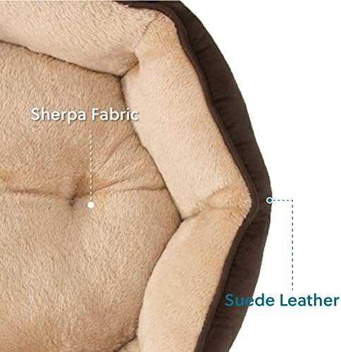 Bedsure Small Dog Bed Washable, Round Cat Beds - Image 2