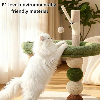 Cat Scratching Post, 28.35" H Cat Tree/Cat Tree Tower - Image 3