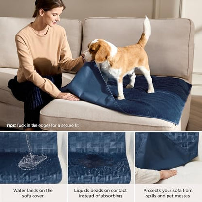 Bedsure Waterproof Couch Cover for Sofa and Dogs Quick Drying - Image 3