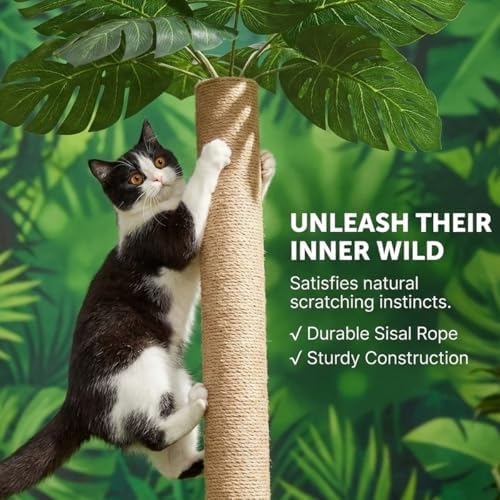 LEMONDA 31.5Inch Cat Scratching Post, Cat Scratcher Tree - Image 4