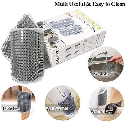 Kingtree Cat Wall Scratcher Self Groomer - Image 4