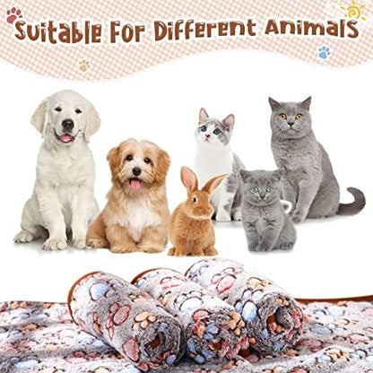 Tatuo 4 Pack Fleece Dog Blanket - Image 6