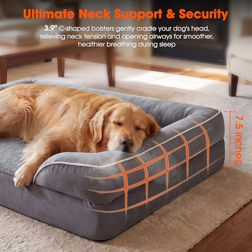 Waterproof Orthopedic Dog Bed for Extra Large Dogs - Image 5