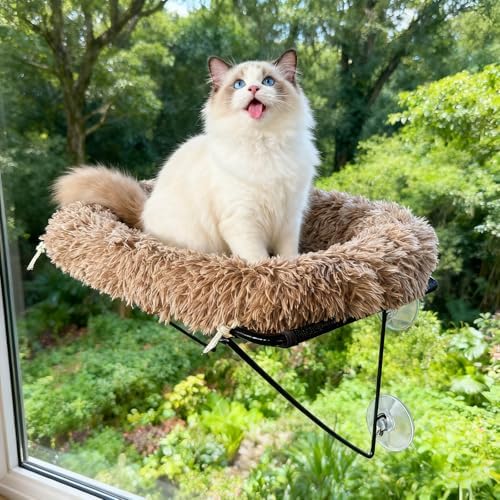 Cat Window Perch, Cordless Cat Hammock Window Seat - Image 2