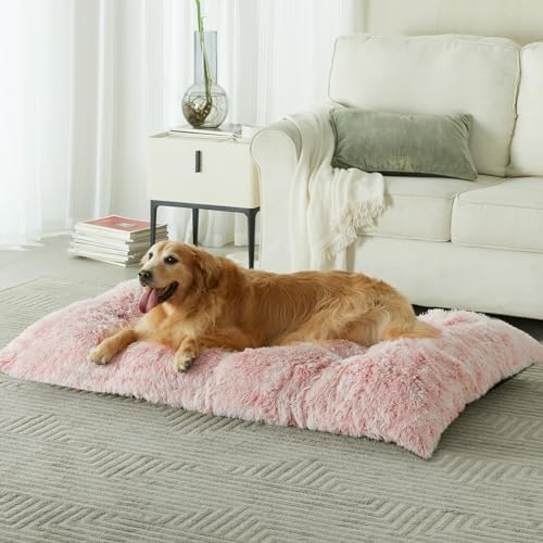 BFPETHOME Dog Beds for Large Dogs, Plush Dog Crate Bed Fluffy Cozy Kennel Pad - Image 6