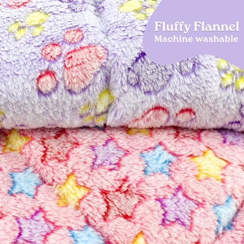 2 Pack Cat Blankets for Indoor Cats, Ultra Soft Reversible Mat, Fluffy Flannel - Image 5