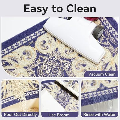 Cat Litter Mat, Waterproof & Non-Slip Backing, Litter Box Catcher, Soft on - Image 4
