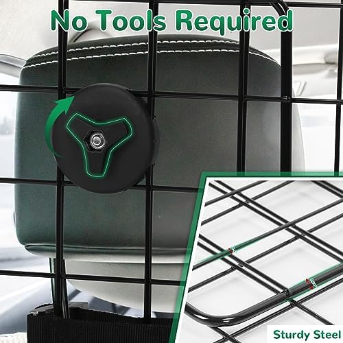 Universal Fit Car Barrier, Adjustable Dog Barrier, Back Seat Separator Gate - Image 5