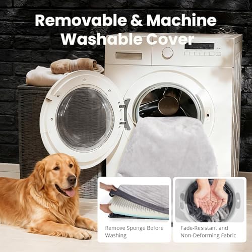 OhGeni Orthopedic Waterproof Large Dog Bed, Memory Foam, 54 inch - Image 6