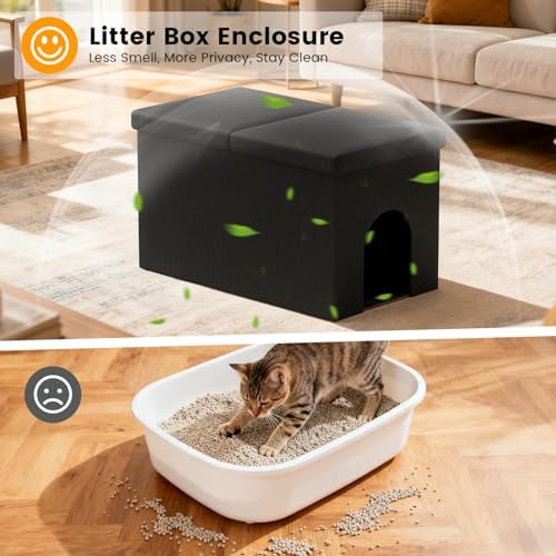 3-in-1 Cat Litter Box Enclosure - Image 2
