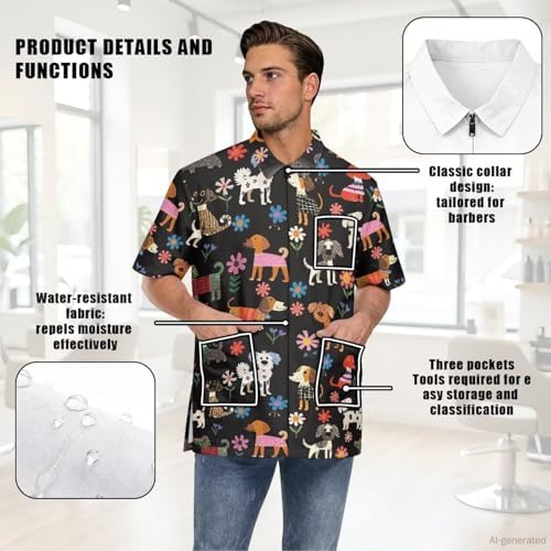 Waterproof Smock, Professional Design Water & Hair Proof - Image 6