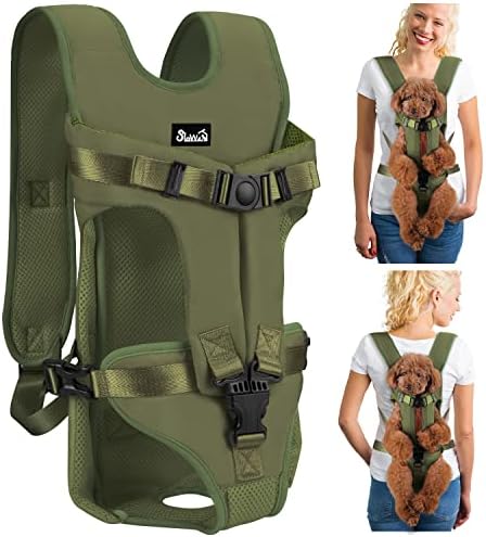 Lukovee Dog Backpack Carrier, Adjustable Front Carrier by Lukovee