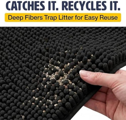 Muddy Mat® | XL Cat Litter Mat 48"x60", Litter Trapping Mat, Super Absorbent - Image 4