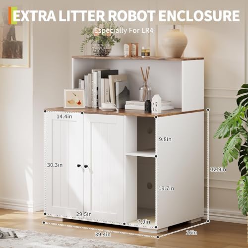 Garvee Dog-Proof Large Cat Litter Box Enclosure - Image 2