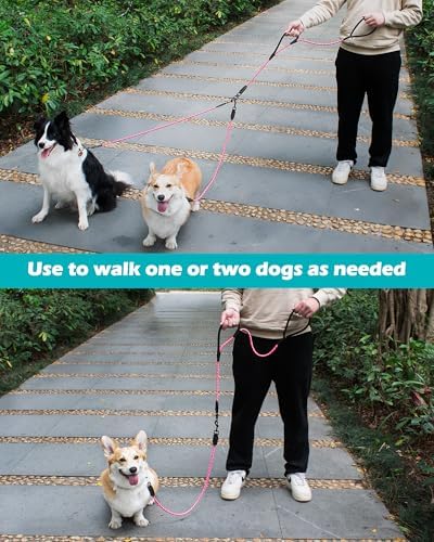 PetBonus Rope Double Dog Leash, No Tangle Dual Leash - Image 5