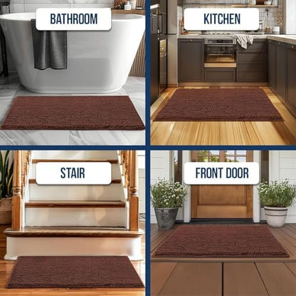 Muddy Mat® | Chenille Bathroom Rugs Quick Dry Microfiber Mats Non Slip Washable - Image 6