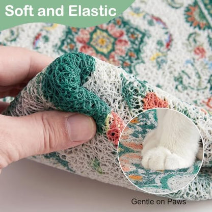 Glittme Cat Litter Mat 33"x22" Non-Slip Washable Trapping Mat - Image 4