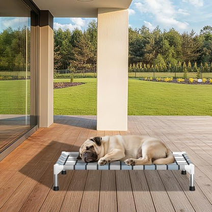 Caghash Elevated Outdoor Raised Dog Bed, Lifted Dog Cot - Image 6