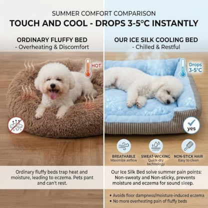 Cooling Dog Bed, Self-Cooling Pet Bed Mat - Image 4