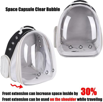 Large Cat Backpack Carrier, Front Extension - Image 3