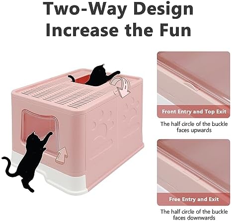 XL Foldable Cat Litter Box - Image 3
