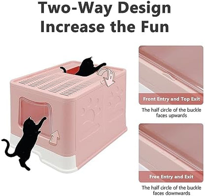 XL Foldable Cat Litter Box - Image 3