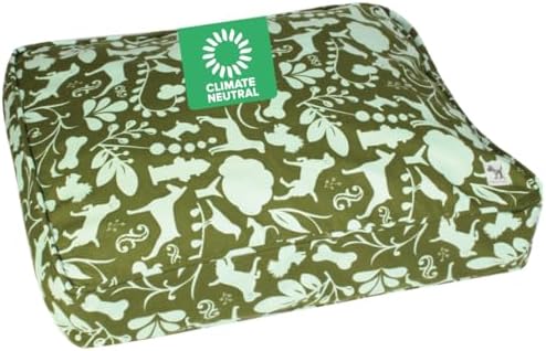 Molly Mutt Light Green Dog Bed Cover, Non-Toxic & 100% Cotton by MollyMutt
