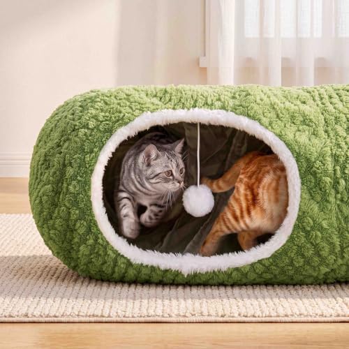 Cat Tunnel Bed with 20 Cat Toys, Kitten Toys - Image 2