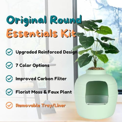 Good Pet Stuff Original Hidden Litter Box Planter, Decorative Cat Litter - Image 3