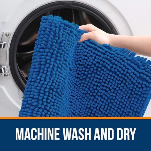 OLANLY Large Bathroom Rugs 44x32, Extra Soft Absorbent Chenille Bath Rugs - Image 5