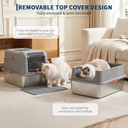 Fully Enclosed Dog Proof Litter Box - Image 4