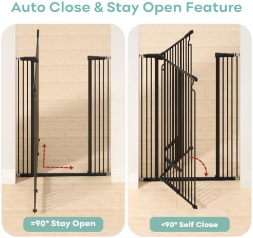 Ostutry 53in Extra Tall Cat Gate - Image 2