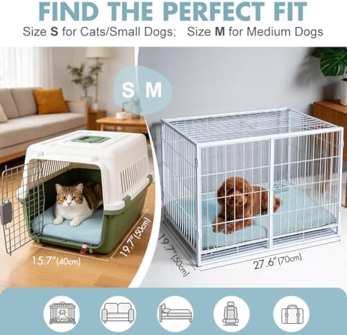 Dual-Sided Cooling Mat for Dogs & Cats – Ice Silk & Corn Fleece, Washable Pet - Image 5