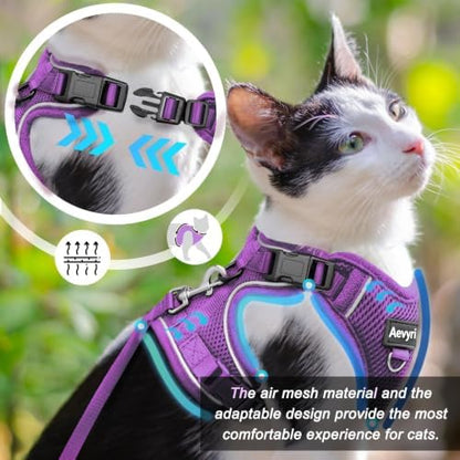 Cat Harness and Leash for Walking, The Upgrade Can be Adjusted in Four - Image 2