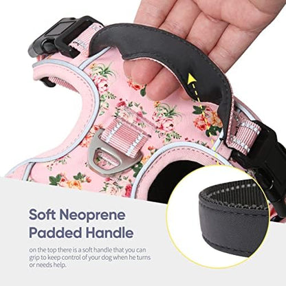 HEELE Dog Harness, No Pull Adjustable Padded Reflective Harness - Image 4