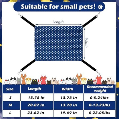 Jetec 2 Pack Cat Hammock for Cage - Image 4