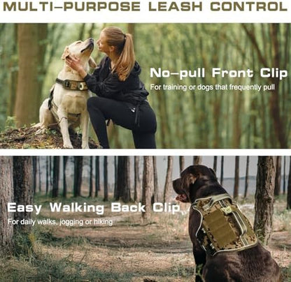 Dog Harness for Large Dogs, No Pull Tactical Vest - Image 3