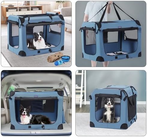 Petprsco Portable Dog Crates for Medium Dogs - Image 2