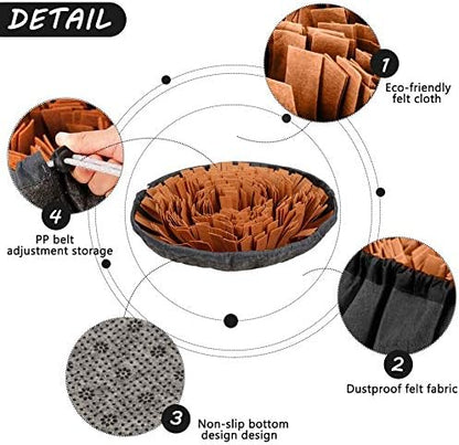 AWOOF Pet Snuffle Mat for Dogs, Interactive Feed Game for Boredom, Encourages - Image 3