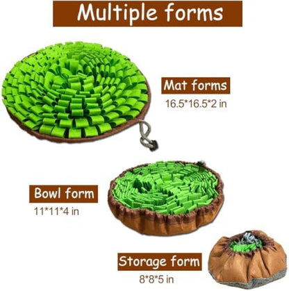 Pet Snuffle Mat for Dogs, Interactive Feed Puzzle for Boredom, Encourages - Image 2