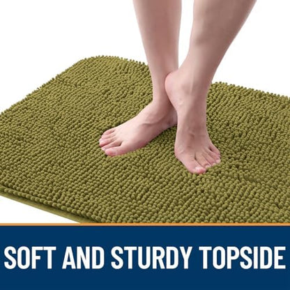 OLANLY Dog Door Mat for Muddy Paws 47x17, Super Absorbent Chenille Mud Mat - Image 4