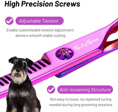 Professional 7" VG10 Curved Thinning Shears - Image 4